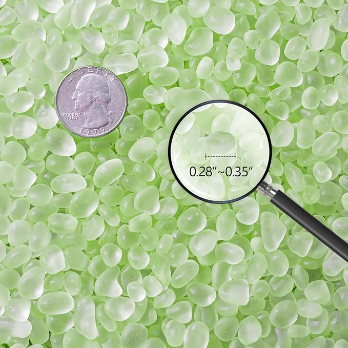Keedolla 3 Lb Sea Glass Stones Frosted Glass Pebbles Gemstones - Image 2