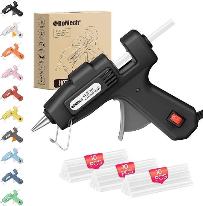 ROMECH 20W Mini Hot Glue Gun by RoMech