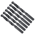 Drill Bit, 12.5mm Cutting Diameter, 4241 HSS Nitriding Black 118° Cutting Angle Versatile Jobber Bits - (Applications: for Drilling Plastic Wood Soft Metal), 6-Pieces