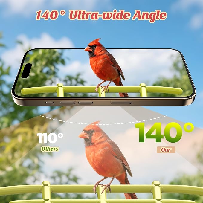Smart Bird Feeder with Camera Outdoor: 2K Wild Bird Watching Video Cam - Image 8