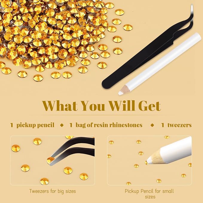 6000PCS 4mm Resin Rhinestones Bulk - Image 7