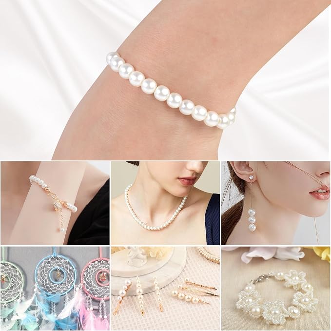 Phinus 2500 Pcs 6mm Pearl Beads - Image 5