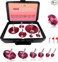6 Pcs PVC Pipe Reamer Kit, PVC Fitting Saver Plastic Pipe Fitting Reamer Socket Saver Plumbing Tool Includes 3/4'', 1'', 1 1/2'', 2'', 3'', 4'' for Schedule 40 Fits Standard 1/2" Drill