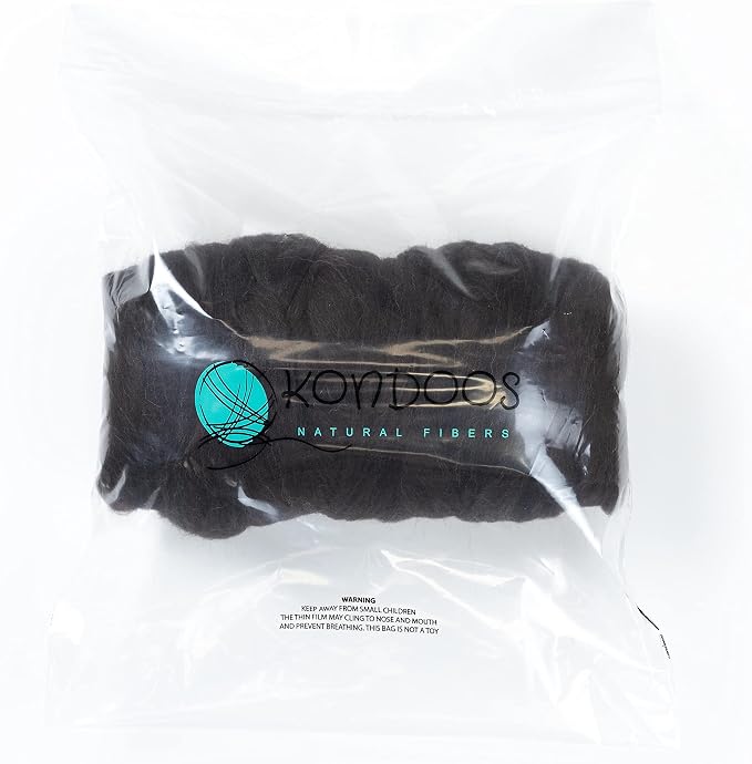 Natural Wool Bulk roving, 1 lb. Best Wool - Image 3