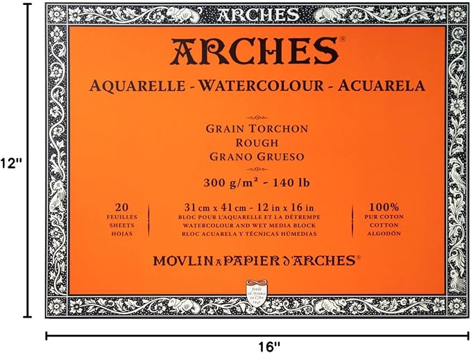 Arches Watercolor Paper Block, 140 pound - Image 3