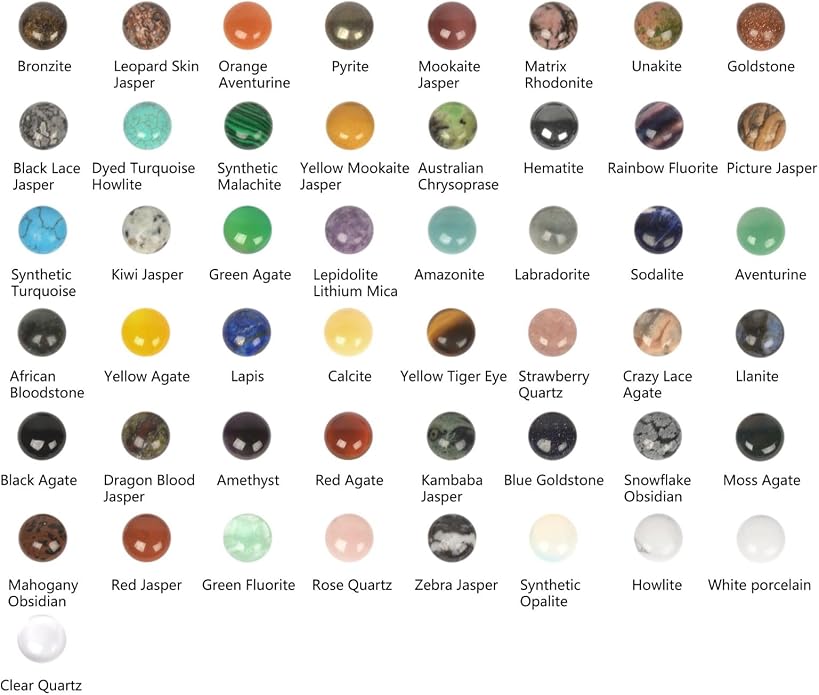 Wholesale Lot Multi-color Gemstone Round Oval Cab Cabochon - Image 2