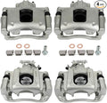 cciyu Front & Rear Brake Calipers w/Bracket 2008-2012 For Chrysler For Town & Country,2008-2012 For Dodge For Grand Caravan,2009-2012 For Volkswagen For Routan 18B5044 18B5045 18B5081 18B5080