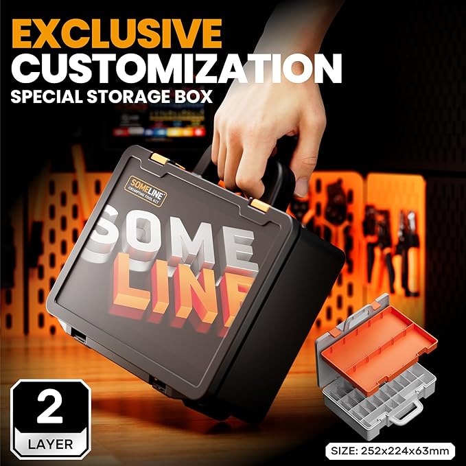 SOMELINE Crimping Tool for Insulated Electrical Wire Connectors Kit, with 39 Sizes PVC Insulated Wire Terminals and 22-10 AWG Ratchet Crimping Pliers – for Automotive & Electrical Repairs