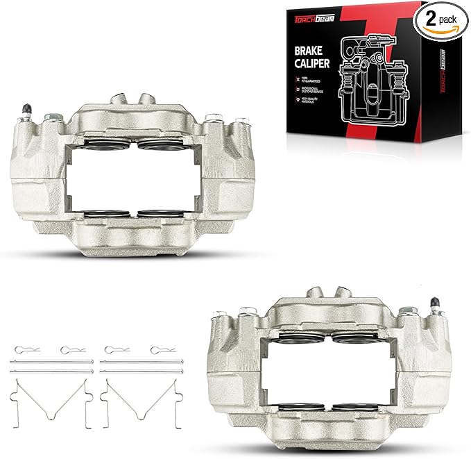 Torchbeam Front Brake Calipers Set for Toyota 2003-2009 4Runner, Lexus 2003-2009 GX470, Front Left and Front Right Calipers Replace # 192766+192767