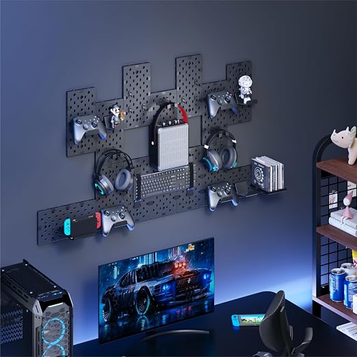 PEGZONE Controller and Headphone Holder Wall Mount, Controller Stand, Disc - Image 8