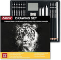 Aenir Charcoal Pencils for Drawing, Professional Drawing Sketch Pencils by Aenir