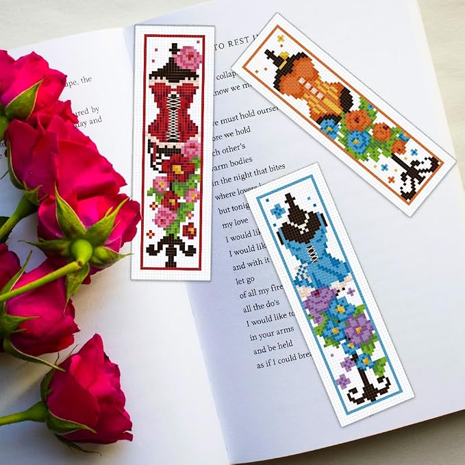 ORIGACH 6 Pcs Cross Stitch Bookmark Kit - Image 6