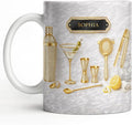 Personalized Cocktail Mug, Custom Name Coffee Cup by ALMAGEMSUS