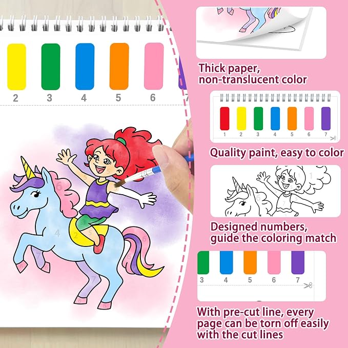 SOCOLER Paint with Water Coloring Books - Image 6