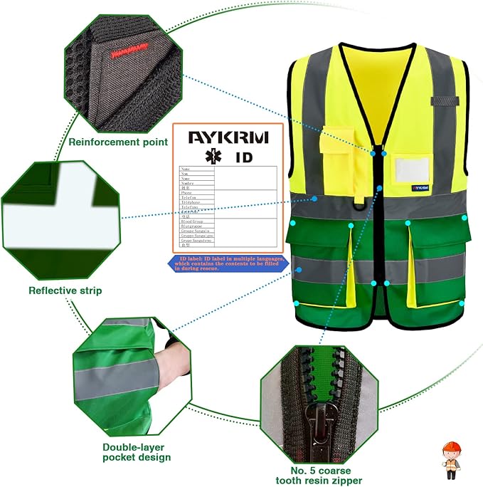 A-SAFETY reflective work vest