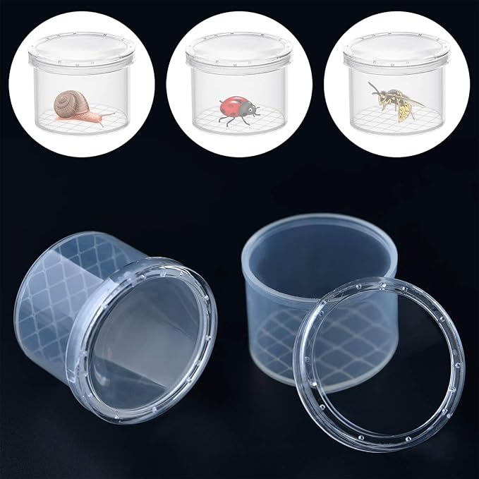 Coopay 80 Pieces Bug Viewer Critter Insect Cage Magnifying Insect Box Bug - Image 4