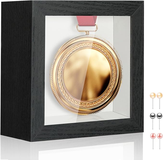 3x3 Mini Shadow Box Picture Frame by MUXIUNT