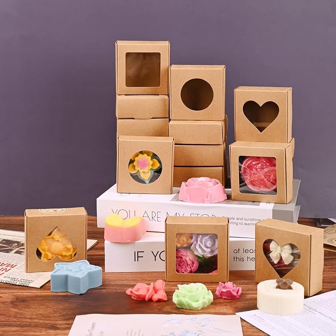 Moukiween 30 PCS Brown Soap Boxes - Image 6