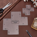 INFUNLY 2pcs Box Corner Template by INFUNLY