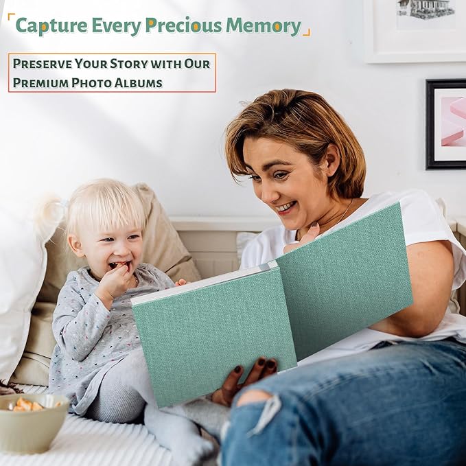 Artfeel Photo Album Self Adhesive Scrapbook, 60 Pages Large Photo Book - Image 6