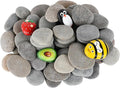 Simetufy 60 Pcs Painting Rocks Bulk, River Rocks to Paint by Simetufy