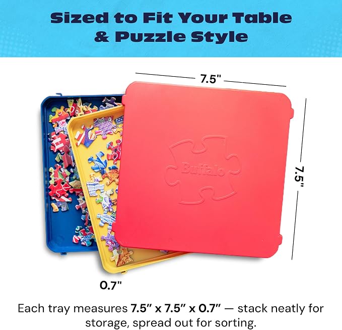 Buffalo Games - Puzzle Sorting Trays - 7 Count - Image 3