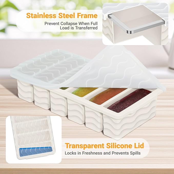 1/2 Cup Silicone Freezer Molds - Image 4