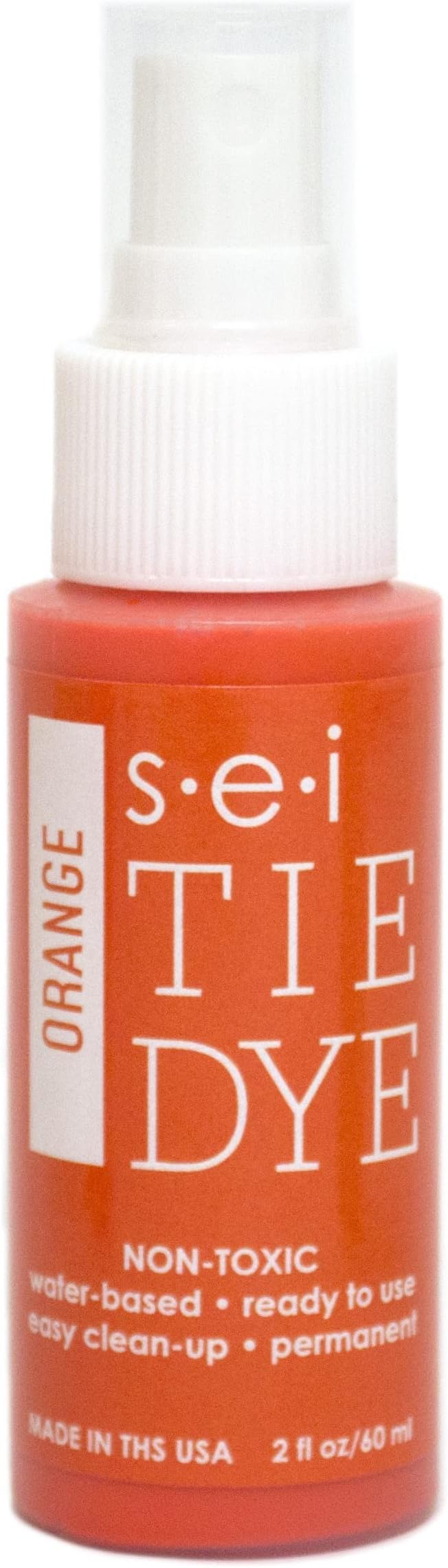 S·E·I Orange Tie Dye Spray Bottle, 2 Ounces, Fabric Spray Dye by SEI