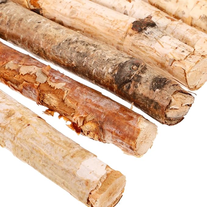Natural Birch Wood Sticks 15.75 Inch Craft Sticks - Image 4