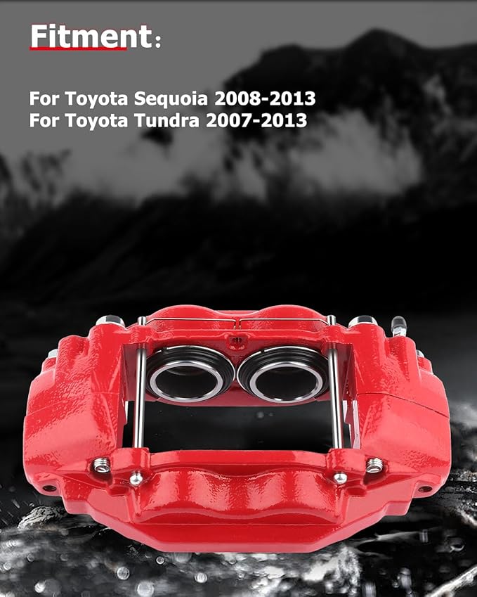 cciyu Front Right Brake Caliper Assembly 19-3274 2008 2009 2010 2011 2012 2013 2014 2015 2016 For Toyota For Sequoia,2007 2008 2009 2010 2011 2012 2013 2014 2015 2016 For Toyota For Tundra