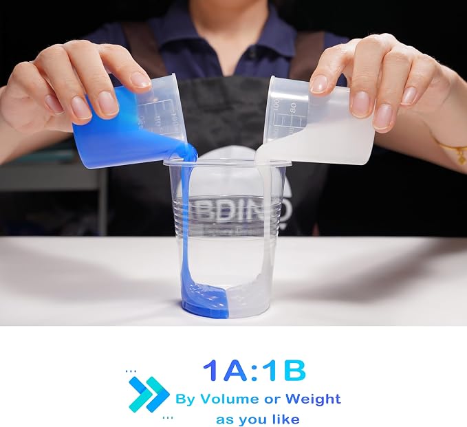 BBDINO Silicone Mold Making Kit 30A, Mold-Making Silicon Rubber 1 Gallon/10 - Image 2