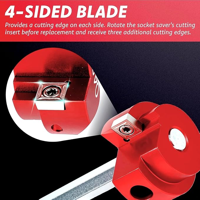 PVC Pipe Reamer Kit, 6PCS Inside Pipe Reamer Tool, ABS CPVC PVC Fitting Saver for Standard 1/2" Drills, Aluminum Drain Water Plumbing Tools for SCH40 (3/4'', 1'', 1-1/2'', 2'', 3'', 4'')