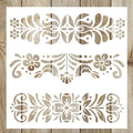 Floral Decorative Painting Stencil Templates, 12x12inch Floral Pattern by Unknown