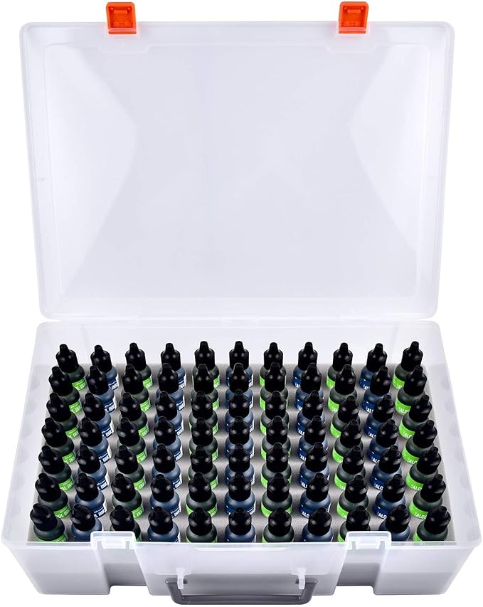 Alcohol Ink Storage Case and Paint Carrying Organizer, Miniature Holder Fits by FullcaseEasyLifeStorage