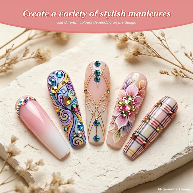 Artdone 36000Pcs Resin Rhinestones 3mm Jelly AB 28Colors - Image 6