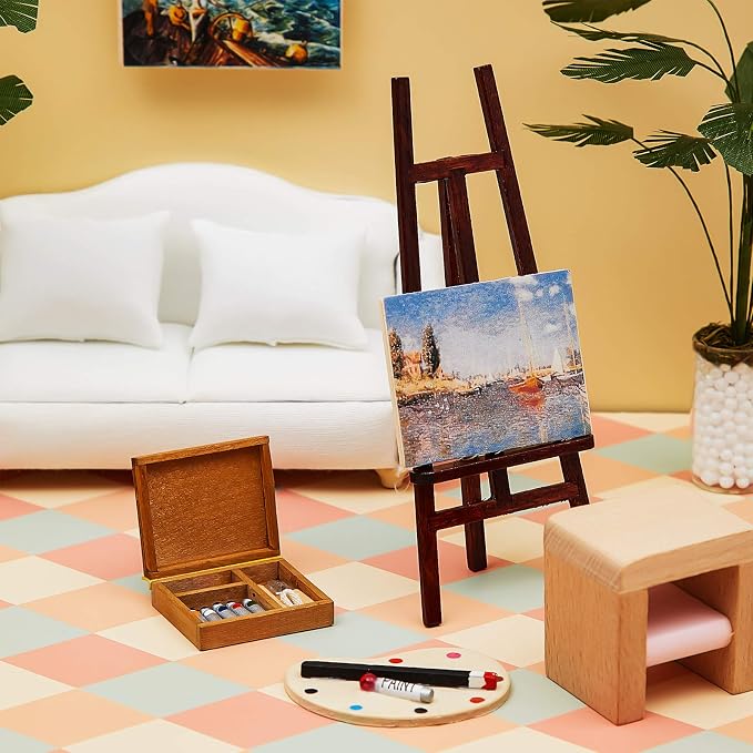 Skylety 3-Piece Dollhouse Painting Tool Accessories Set - Image 5