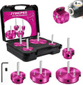 4 Pcs PVC Reamer Kit,Fitting Saver PVC Pipe Reamer Socket Saver Set for Plumbing,Includes 1-1/2 Inch 2 Inch 3 Inch 4 Inch,Plastic Pipe Reamers Tool Kit for Sch.40 CPVC ABS Fittings,Fit for 1/2" Drills