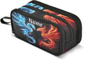 Custom Dragon Phoenix Pencil Case Box Boys Girls Personalized Name Large Pencil by BOENLE-WELCOMEYOURCOMING