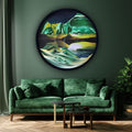 24" Moving Sand Art, 3D Sand Art Pictures Deep Sea Sandscape Living Room by Unknown