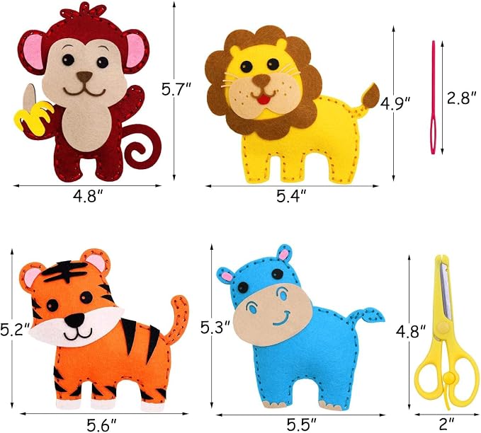 CiyvoLyeen Kids Sewing Kit Crafts - Image 3