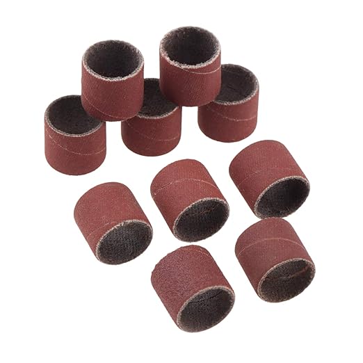100 PCs Sanding Bands 600 Grit Drums Sleeves For DREMEL Rotary Tools 12CM