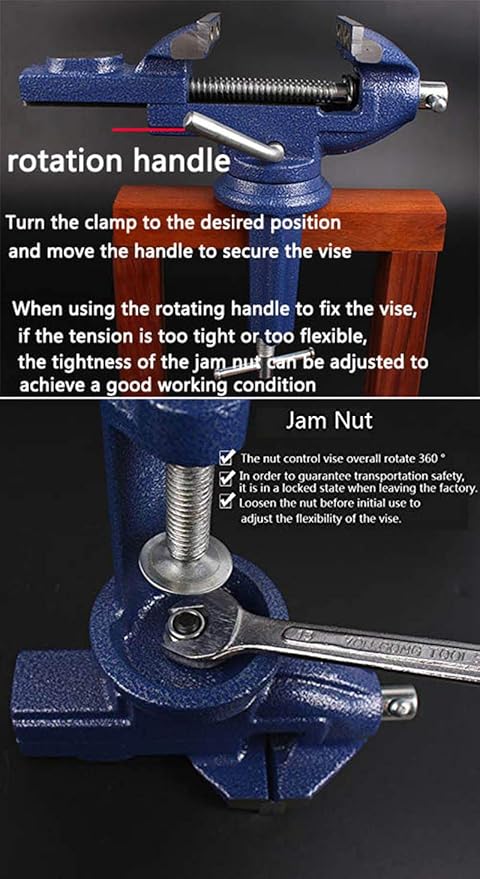 MYTEC Home Vise Clamp-On Vise, 3.0"