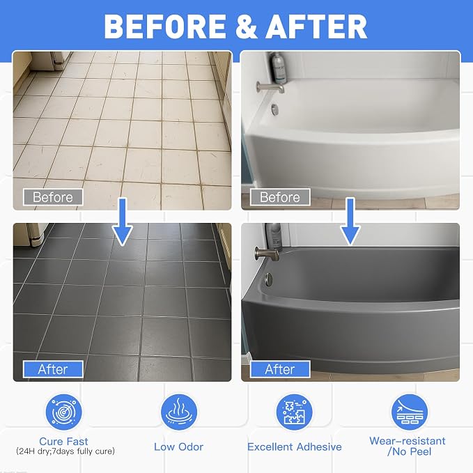 DWIL Tile Paint, Tub and Tile Refinishing Kit - Image 4