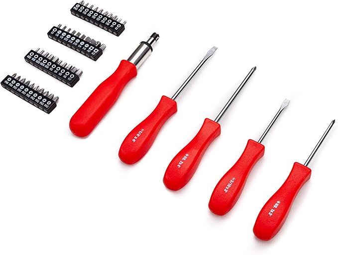 CARTMAN 123 Piece Socket Wrench Set Auto Repair Tool Set Toolbox Storage Case General Household Tool Kit Perfect for Homeowner Diyer Handyman