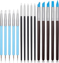 15PCS Silicone Clay Sculpting Tool, Pottery Tools Modeling Dotting Tool Resin by Unknown