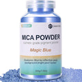Mica Powder, 7.05OZ（200g）, Magic Blue Mica Powder Pigment by CHANGTIKEJIWelcomeYouOrder
