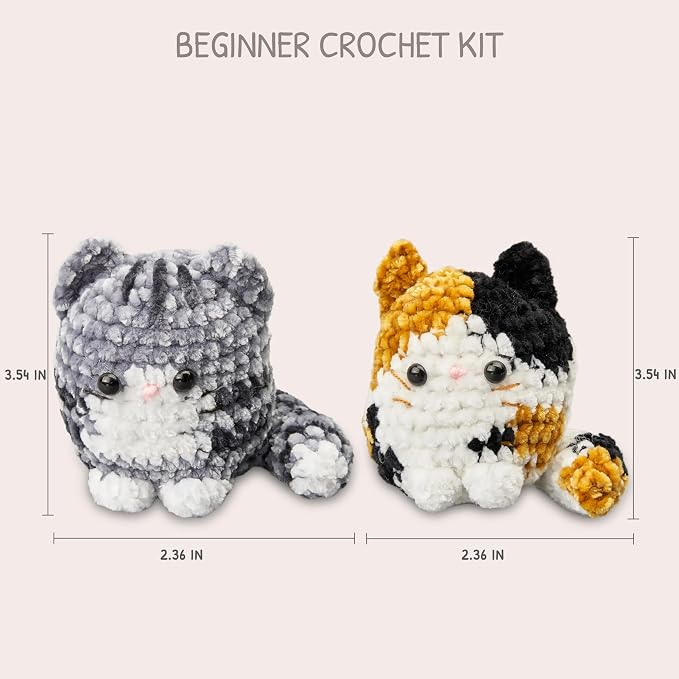 HOUSE CREATIVITY Chenille Crochet Kit - Image 2