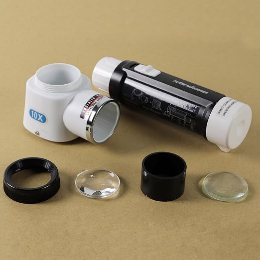 ENGINEER SL-71 LED Flashlight Loupe. Made in Japan. High-Powered Magnifying Tool - Image 9
