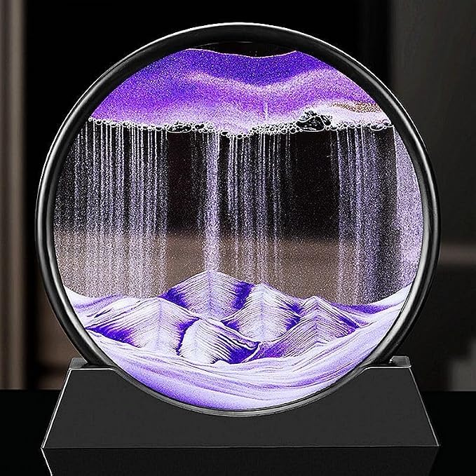 Arthink Moving Sand Art Picture, Liquid Motion 3D Sea Sandscape in Motion - Image 3