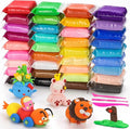 Air Dry Clay Kit for Kids – 36 Colors Non-Toxic Soft Modeling Clay Set | by CiaraQ